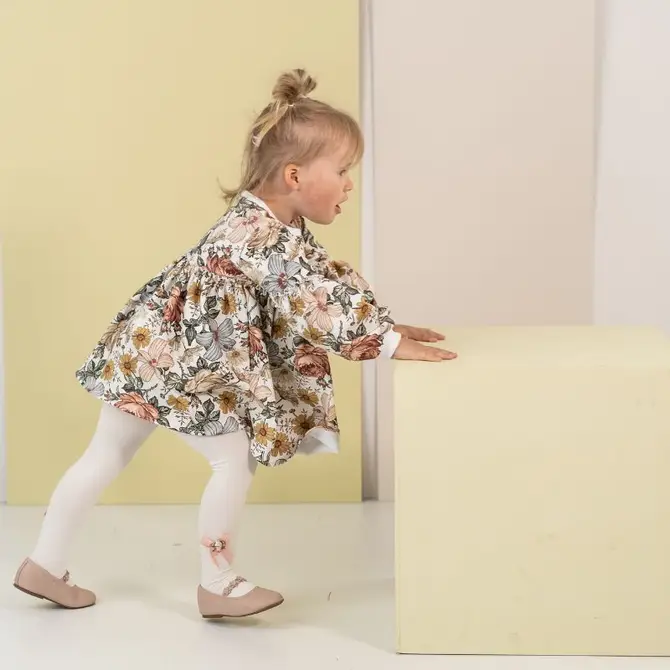 Abigail Girls Dress Floral - Afbeelding 2